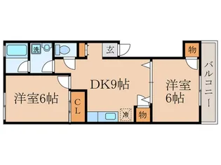 ディアコ-ト【2階】の間取り