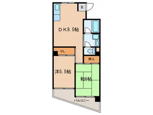 メゾン板宿の間取り