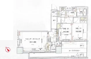 パークタワー池袋イーストプレイス【20階】の間取り