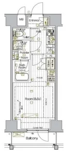 マキシヴ西新井【4階】の間取り