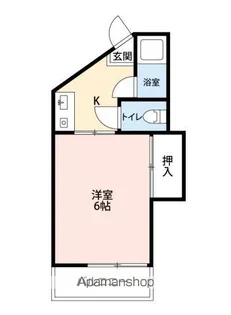 福岡県福岡市中央区鳥飼1【マンション】の間取り