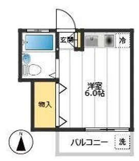 シャトル熊野町II【1階】の間取り