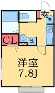 千葉県千葉市花見川区幕張町5【アパート】の間取り