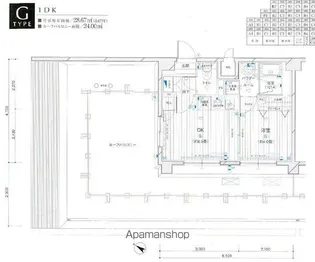 メインステージ川崎III【7階】の間取り