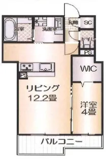 ロイズパレス大豆塚【1階】の間取り