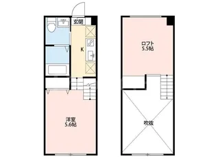 chalet+東中山【1階】の間取り