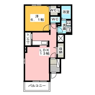 グレンディール I【1階】の間取り