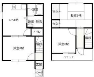 広島県福山市駅家町大字万能倉【一戸建】の間取り