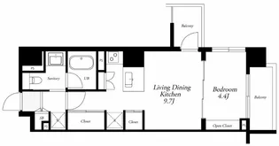 CATS原宿【9階】の間取り