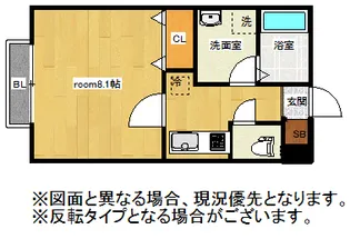 宮城県仙台市太白区松が丘【アパート】の間取り