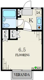 ハイム松林【1階】の間取り