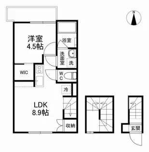 Lazo salto KOIWA【2階】の間取り