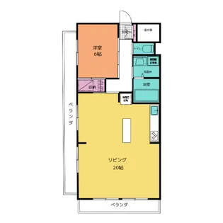 ライオンズマンション猫洞第3【2階】の間取り