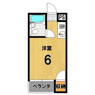メゾン東一条【2階】の間取り