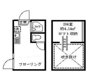 ソフィアパラソル【2階】の間取り