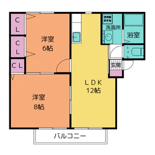 プランドール A【2階】の間取り