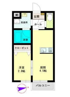 コンフォルト【2階】の間取り