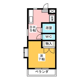 グリーンヒルA【1階】の間取り