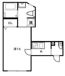 神奈川県横浜市鶴見区矢向4【アパート】の間取り