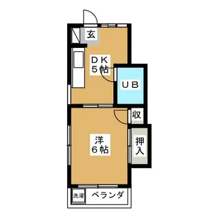 東京都大田区東矢口1【アパート】の間取り