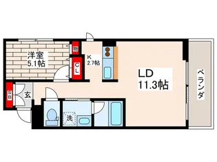 WELC-1st【2階】の間取り