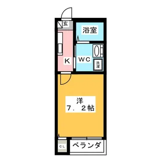 Beatus東別院【2階】の間取り