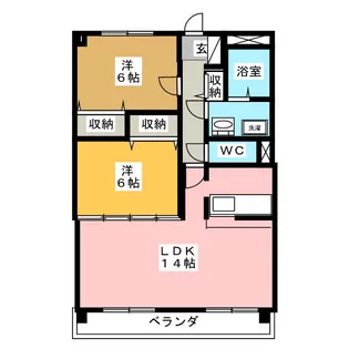 プレミール23【2階】の間取り