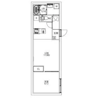 MAXIV CITY文京小石川【3階】の間取り