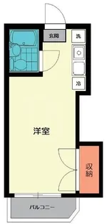 ヴェルモンテ武蔵小杉【2階】の間取り