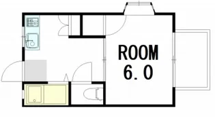 コーポAK【2階】の間取り