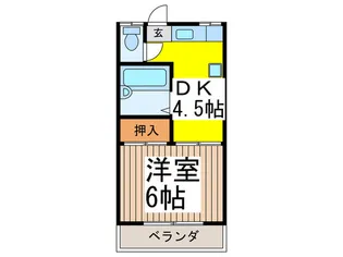 ハイム信祐【2階】の間取り