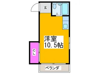 メゾン増田【4階】の間取り