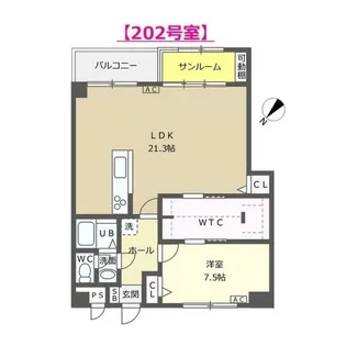 プレイヤード【2階】の間取り