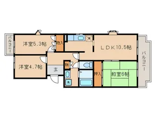 笠山清水マンション【1階】の間取り