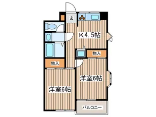 ニューホライズン湘南【2階】の間取り