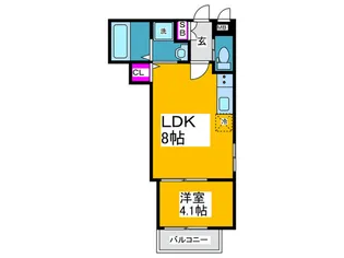 ASTRA SUGIMOTO【1階】の間取り