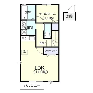 アメージングYG【2階】の間取り