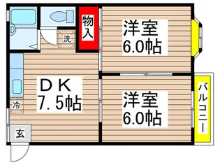 サニ-ヒル【2階】の間取り