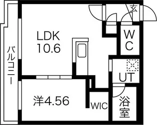 ベルゼル東札幌【2階】の間取り