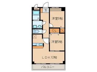 SELVA【2階】の間取り