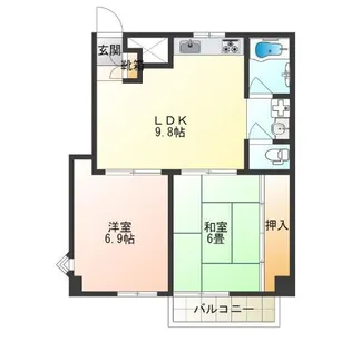 センチュリーロイヤル北畠【3階】の間取り