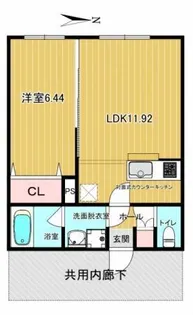 ルミエール G【1階】の間取り