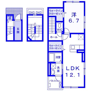 ルミナーレ【3階】の間取り