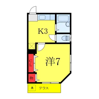 ドエル江古田【1階】の間取り