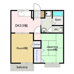 サングリーン小平 B【2階】の間取り