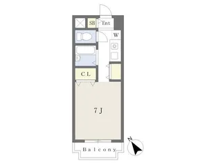 廣嶋ビル【3階】の間取り