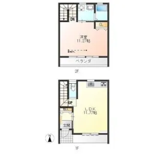 サニーハイツ【1階】の間取り