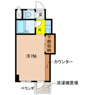 アカディーム II【3階】の間取り
