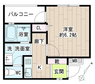 サークビルズIII【2階】の間取り