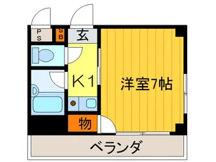 イースト・ユーアイ【4階】の間取り